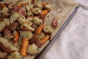 Honey-Roasted Potatoes And Carrots Recipe