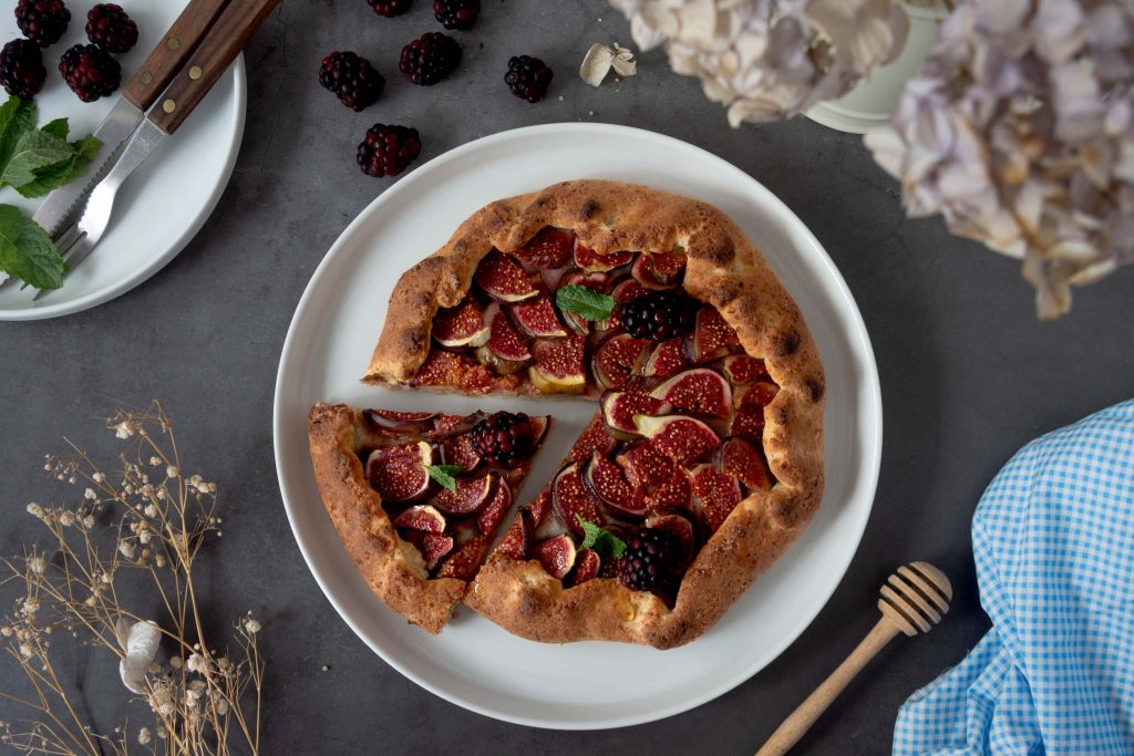 Honeyed Tart Apple and Fig Crostata