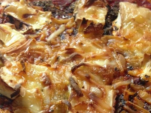 Italian Pork Chops Mozzarella Recipe - Baked boneless pork chops baked in spaghetti sauce with mozzarella cheese