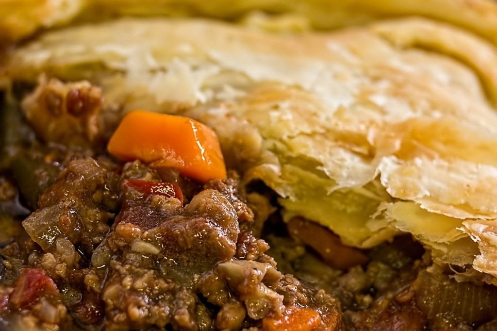 juicy meat pie