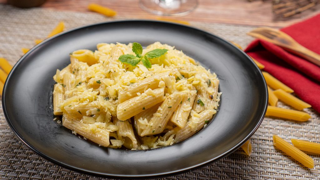 Pasta with Mint and Parmesan