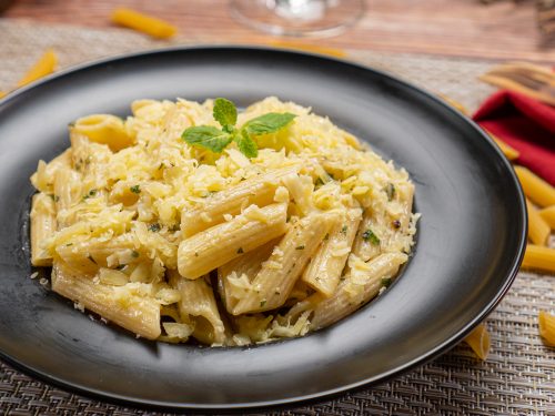 Pasta with Mint and Parmesan