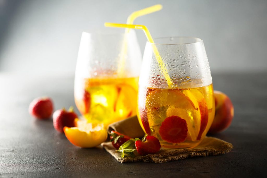 Peach Champagne Punch Recipe