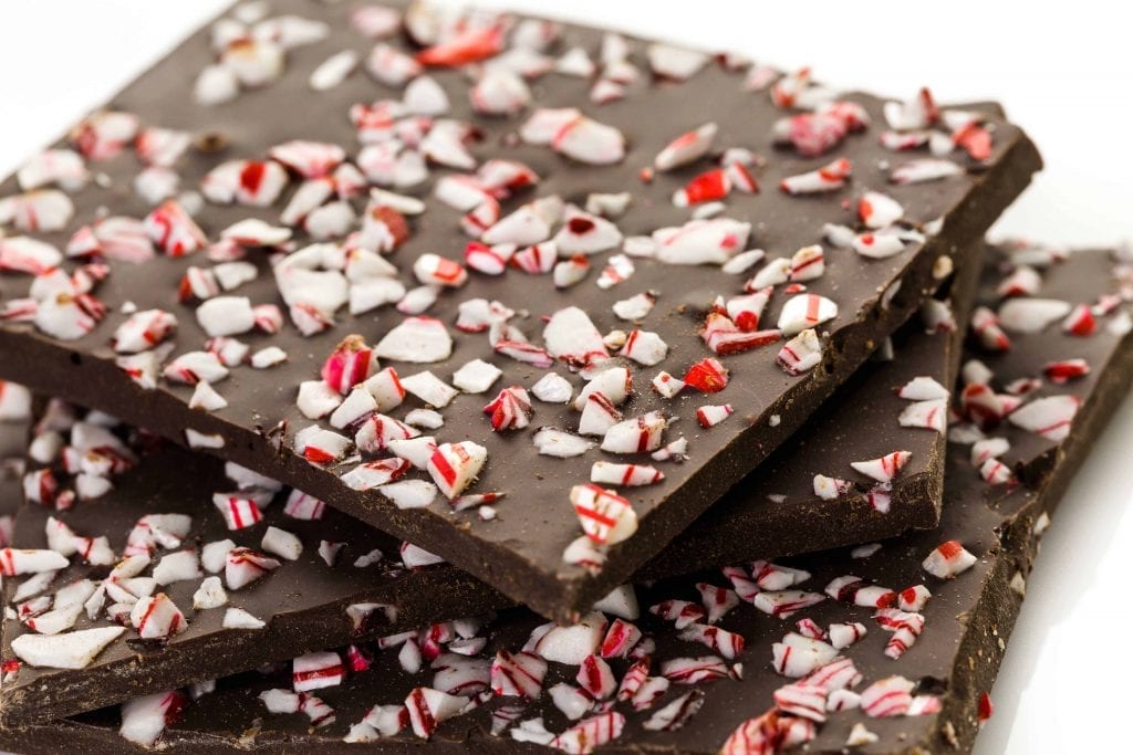 peppermint chocolate squares
