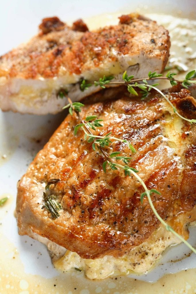 pork chops stuffed with cheese