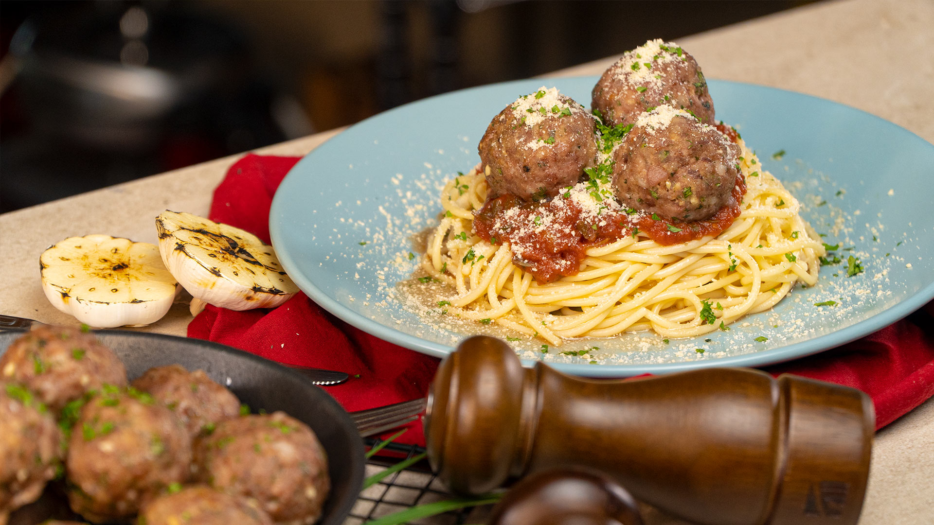 Pork, Lamb, & Beef Meatballs Recipe
