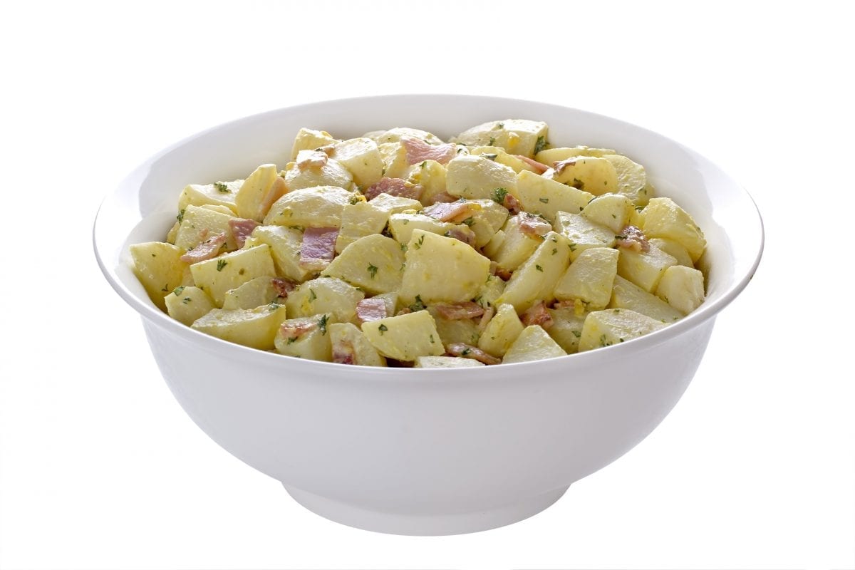 Potato Salad with Capers, Olives and Bacon Recipe - Recipes.net.