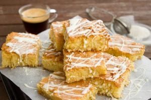 Pumpkin Bars with Lemon Glaze