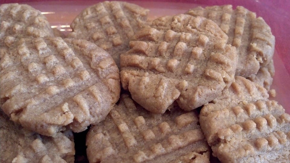 sweet chocolate peanut butter cookies