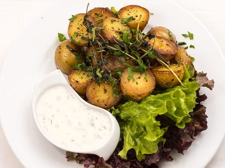 Roasted Potatoes With Fresh Dill And Shallots Recipe