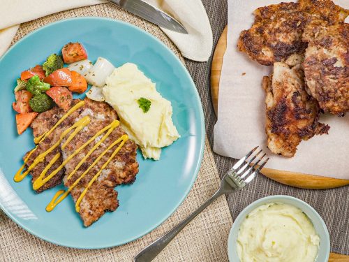 Spicy Brown Mustard Pork Chops