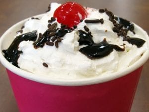 Easy Sundae with Homemade Hot Fudge Recipe