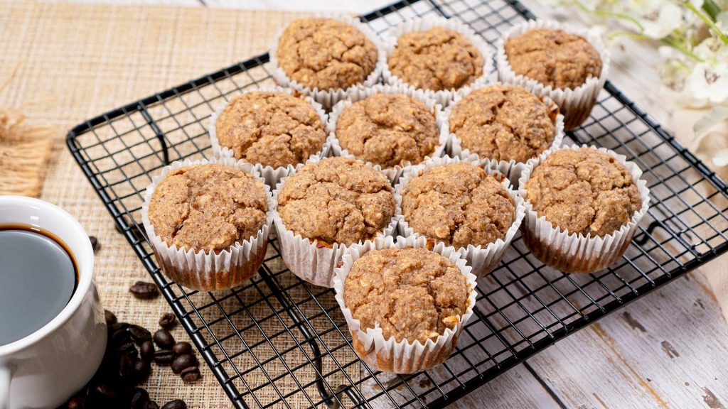 Sweet Potato and Pumpkin Spice Packed Muffins Recipe