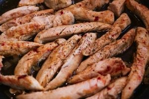 Tender Garlic Lemon Chicken Strips Recipe