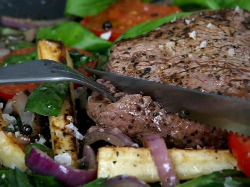warm beef and herb salad beef recipe
