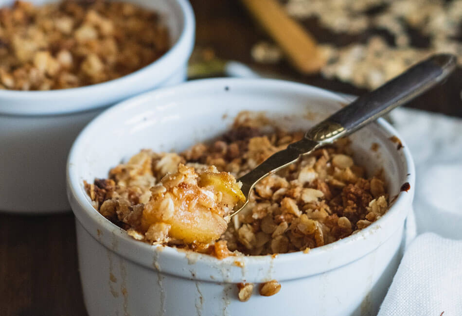 Apple Crisp Cobbler