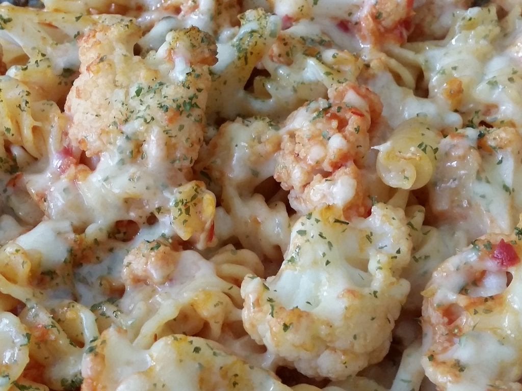 Broccoli Cauliflower Cheesy Pasta Bake Recipe