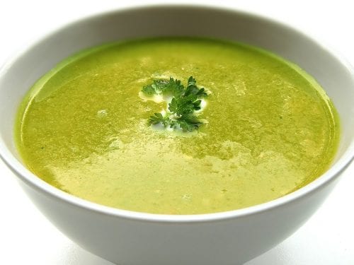 Cheesy Asparagus Soup