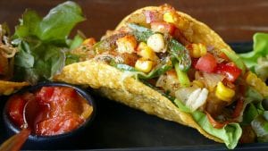 Chicken Tacos with Fresh Corn Salsa Recipe