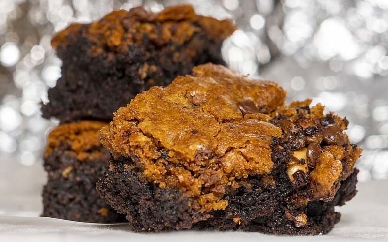 Chocolate Chip Brownie Double-Deckers Recipe