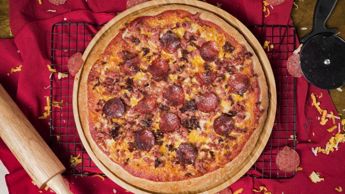 Papa John's Pepperoni Pizza Recipe Recipe