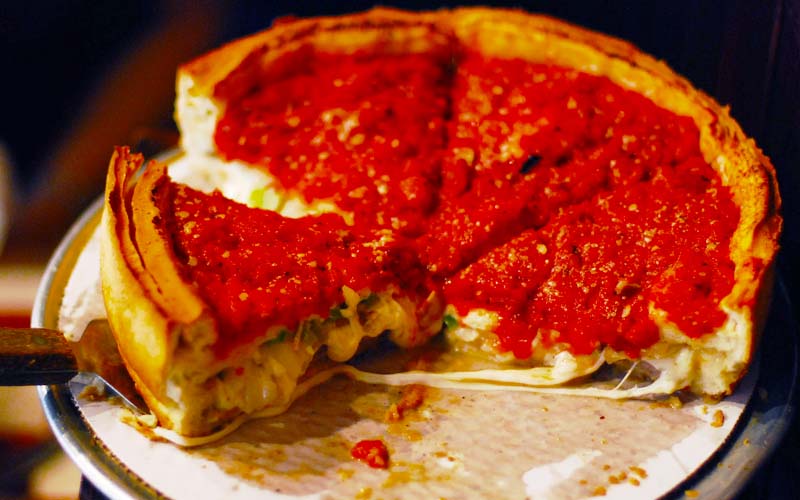 Deep Dish Pizza - Chicago Style