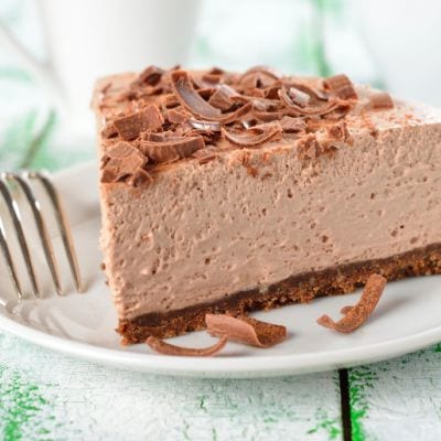 Easy, 3-Step No-Bake Chocolate Cheesecake Recipe