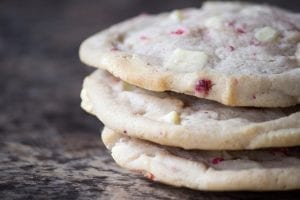 Macadamia, Raspberry, White Chocolate Cookies Recipe