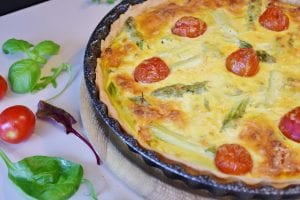 Mushroom and Tomato Quiche Recipe
