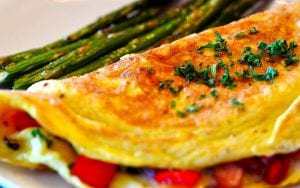 Quick-and-Easy Ham and Cheese Omelette Wrap Recipe