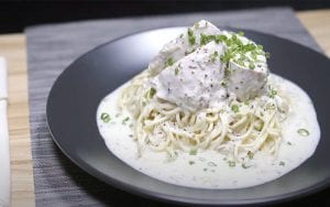 Slow Cooker Chicken Breast With Creamy Mustard Leek Sauce Recipe - chicken and white sauce pasta