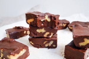 Sugar Free Dark Chocolate Nut Fudge Recipe