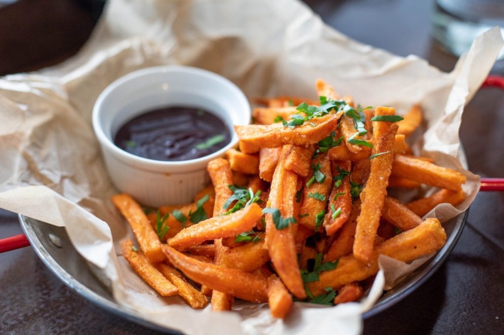 Sweet Potato Fries with Sage