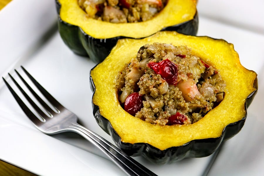 apple-and-cranberry-stuffed-acorn-squash