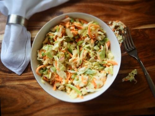 Apple Raisin Cole Slaw Recipe