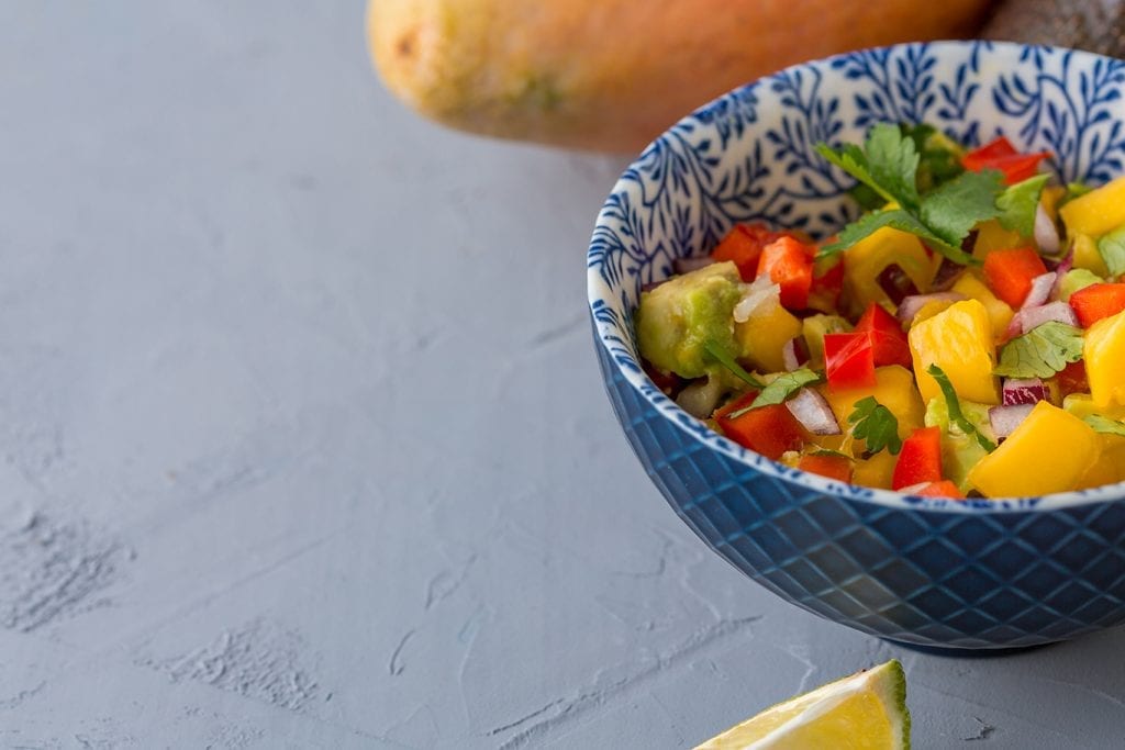 avocado and mango salsa