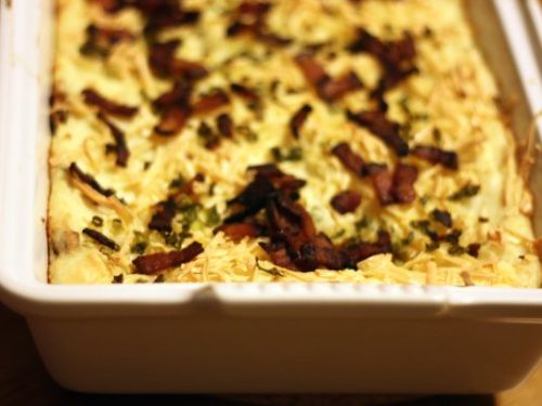 bacon and rice casserole