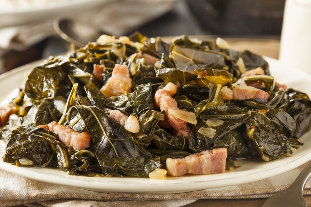 fried collard greens