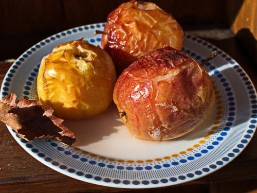 bake apples with feta and thyme baked apple recipe