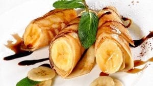 Banana Caramel-Drizzled Puffs Recipe
