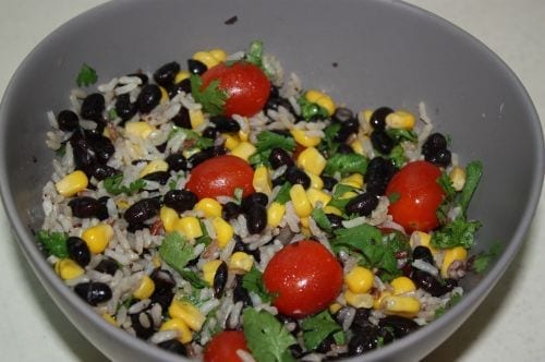 black bean and rice salad recipe