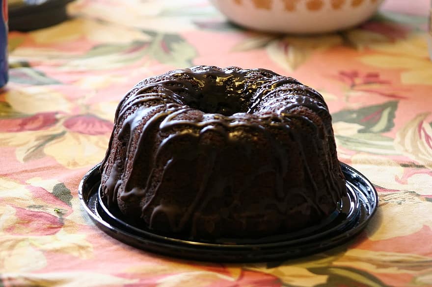 Black Magic Cake Recipe - Hershey inspired dessert coffee flavored moist chocolate bundt cake with chocolate frosting