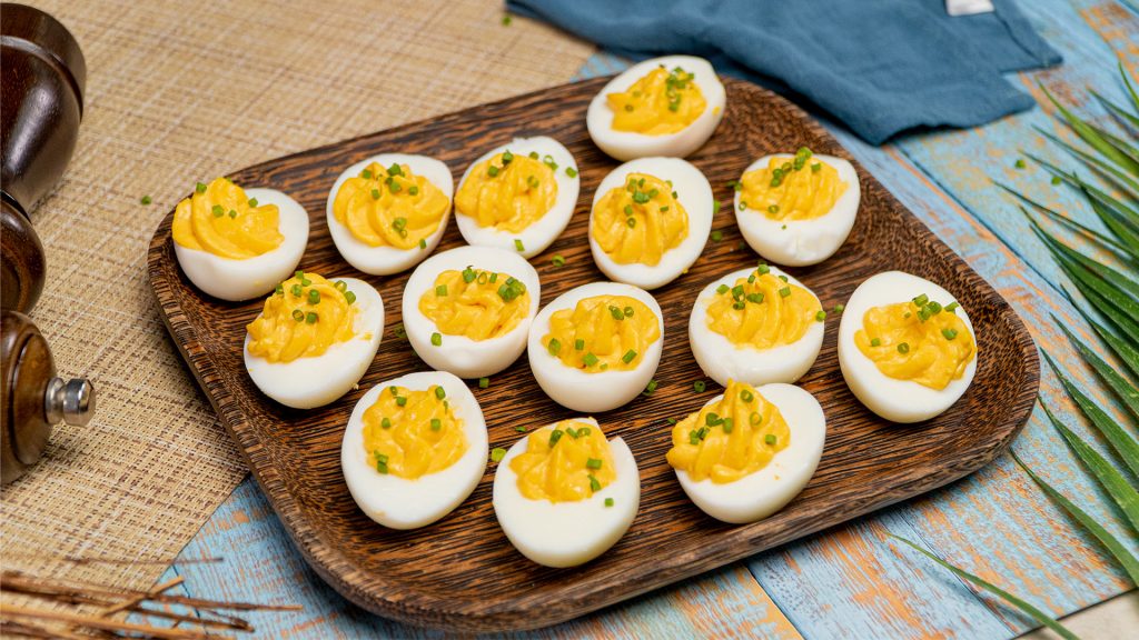 Blue Cheese Deviled Eggs