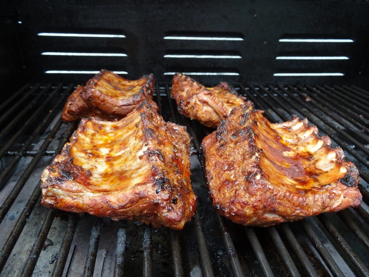 grilled pork ribs