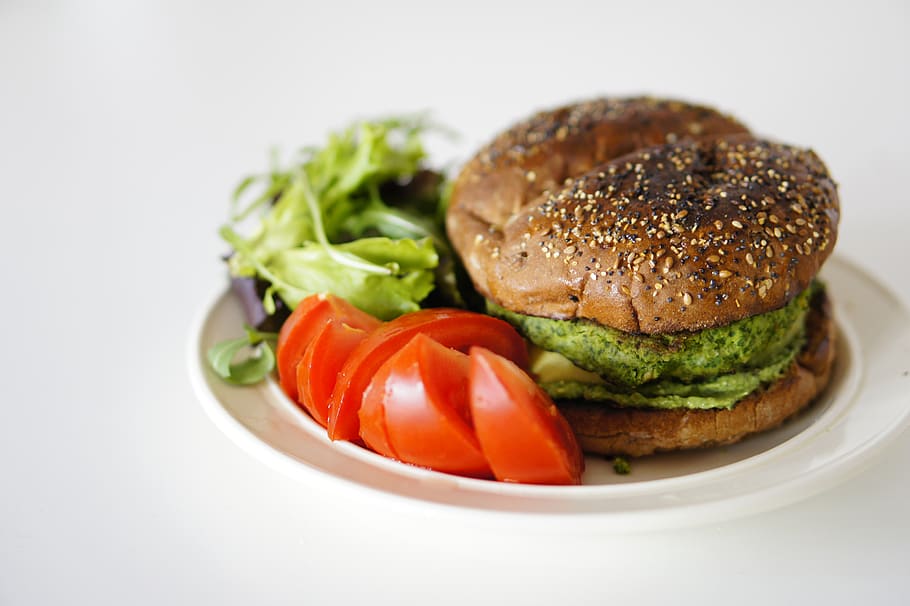 healthy celery burger