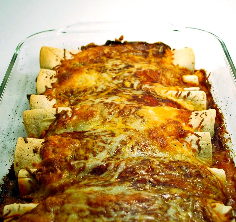 cheesy chicken enchiladas