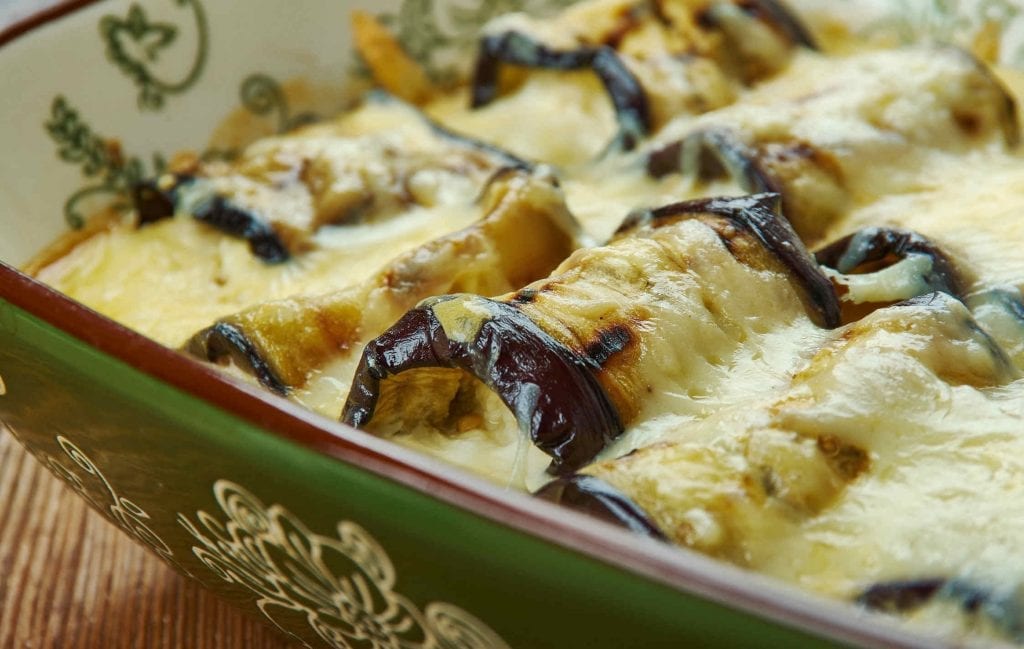 cheesy eggplant casserole