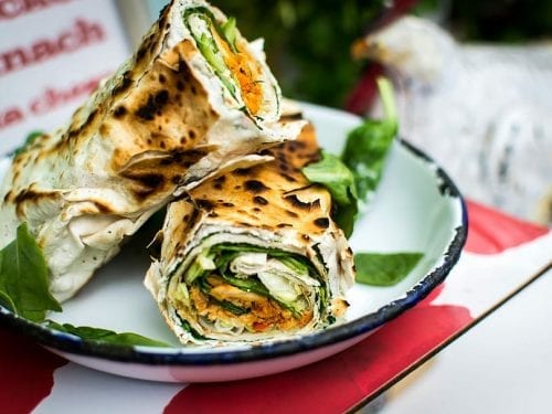 cheesy spinach roll ups