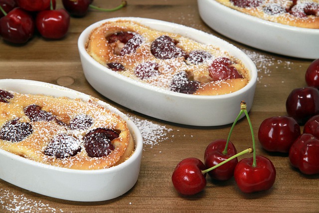 delicious cherry clafoutis