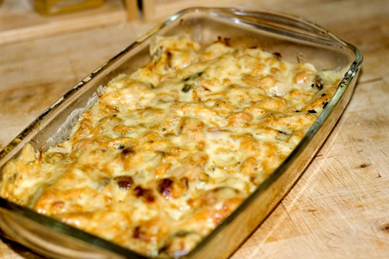 Chicken and Cheese Casserole Recipe 